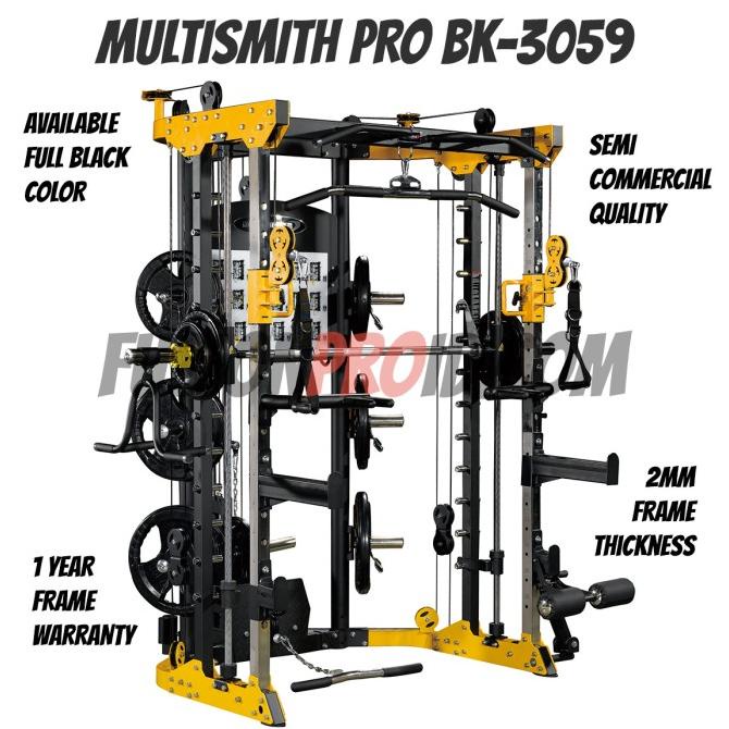 Smith Machine Multi Bench Press Adjustable Home Gym Pro Import BK-3059