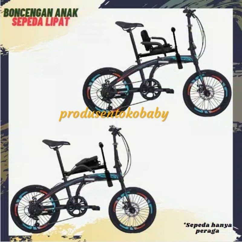 ' free handgrip kursi bonceng anak sepeda lipat boncengan anak sepeda lipat