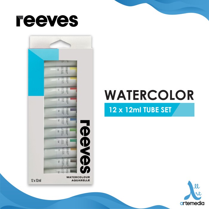 

Cat Air Reeves Watercolor Tube 12x12ml Color Paint Set