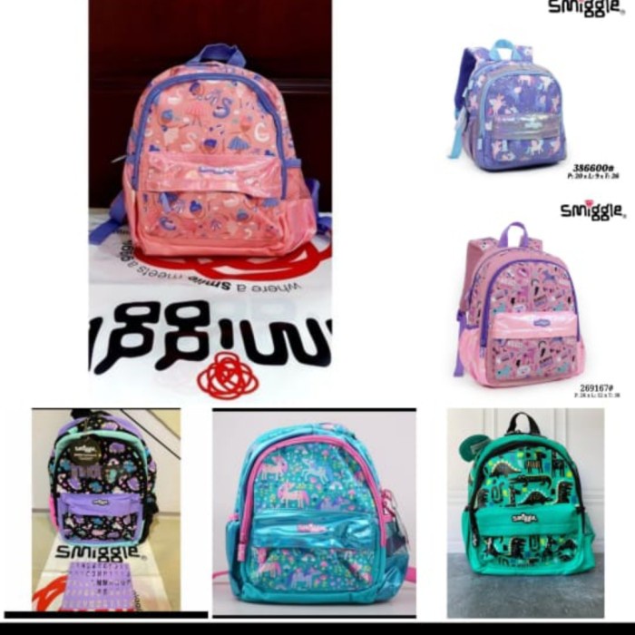 ✿KOP✿ Tas Smiggle Anak Tk/Paud/ Tas Ransel Anak Perempuan/ Smiggle Ori/ Kado DISKON