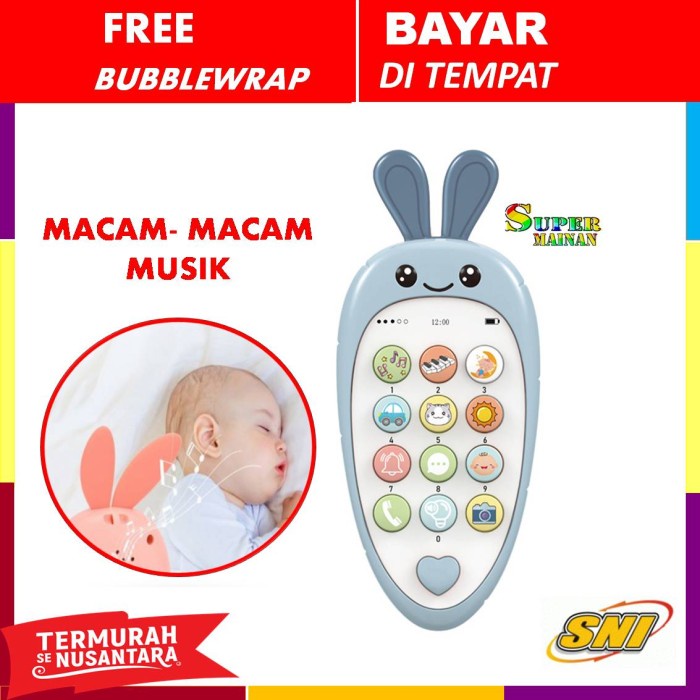 Mainan Edukasi Anak Bayi 1 2 3 4 5 6 7 8 9 10 11 12 Bulan Hp Mainan
