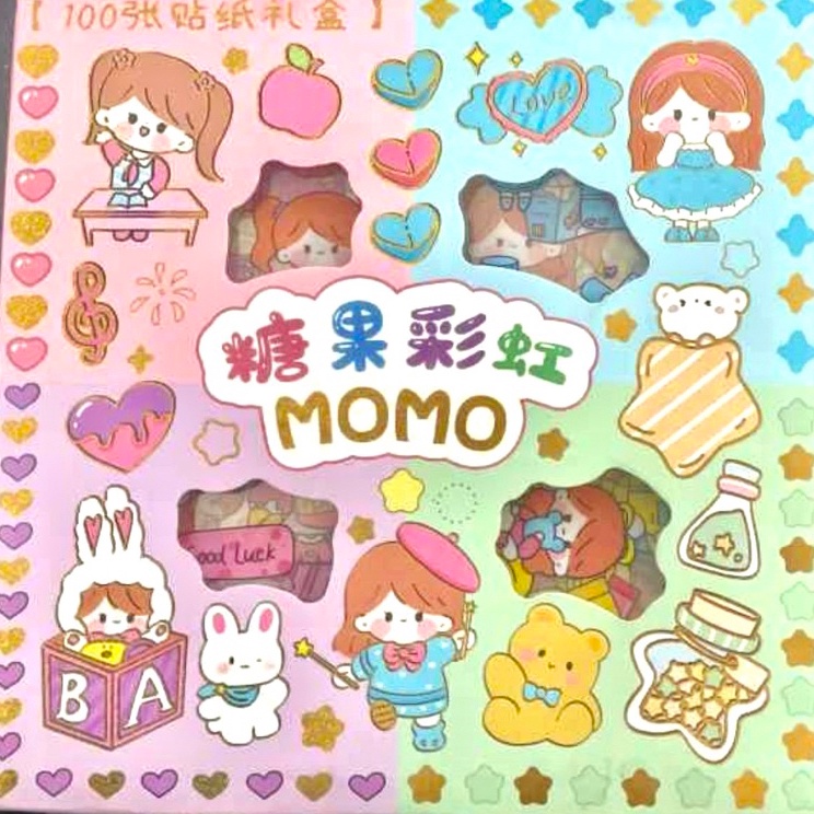 

Yang terbarus9S3e STIKER MOMO ISI 100pc MOTIF RANDOM KEMASAN BOX BARANG READY STCOK