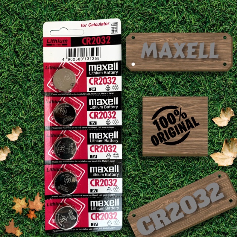 RGYL3510  BATERAI MAXELL CR2032 ORIGINAL LITHIUM BATTERY 3 VOLT CR 2032 ASLI ORI