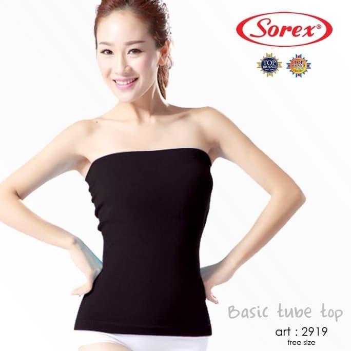 Kemben Sorex Tank Top Wanita Rajut Kemben Panjang Polos Sorex 2919