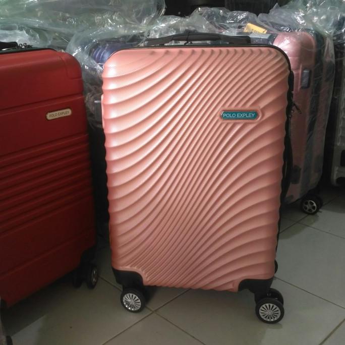 Tas Koper Fiber POLO EXPLY IMPORT 20inch Tas Pakaian Travel Size Cabin