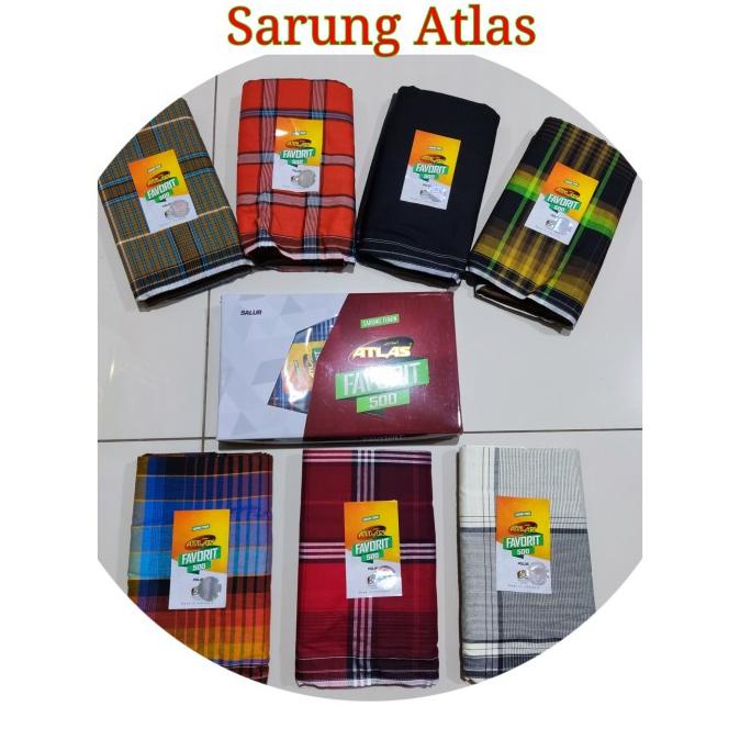 Sarung ATLAS Kain Sarung ATLAS Tenun Motif Kotak the best produk