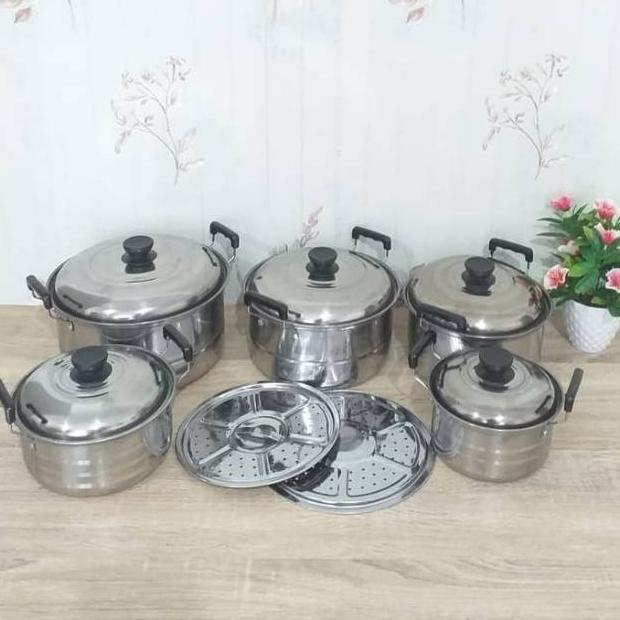 ~@~@~@~@] DINASTY STEAMER SET 5 PCS / PANCI KUKUS MULTIFUNGSI / DANDANG KUKUS