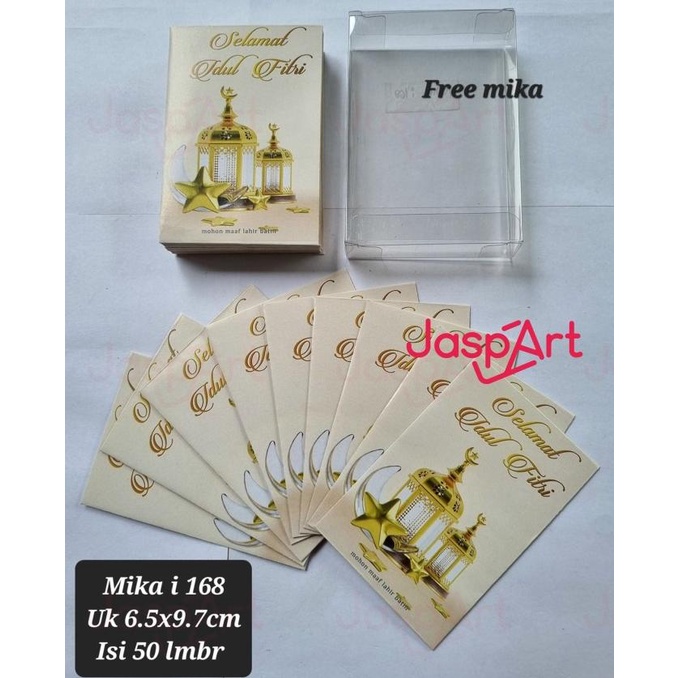 

```````] AMPLOP LEBARAN HARI RAYA IDUL FITRI MIKA ISI 50 LEMBAR - mik_i_168