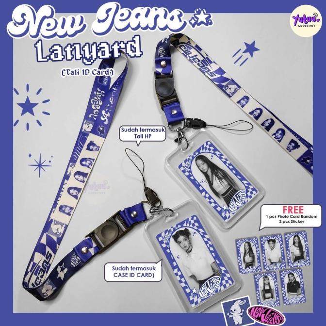 

langsung order saja] NewJeans Lanyard / Tali ID CARD New Jeans / Tal Gantung HP KPop