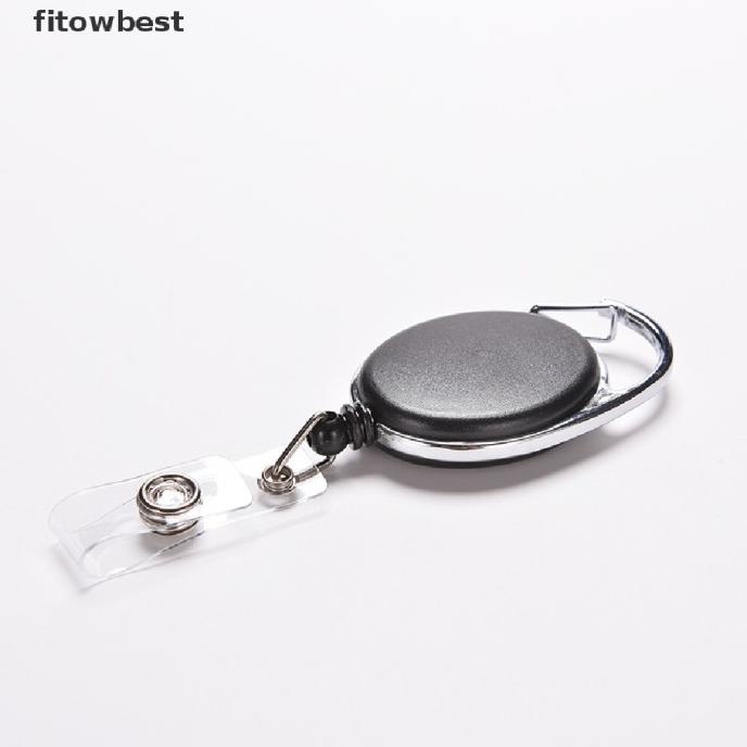 

Buruan beli] Fbid Klip Holder Kartu Idname Tag Dengan Tali Lanyard Retract Warna Hi