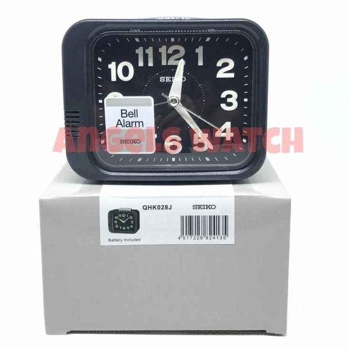 Jam Weker Seiko QHK028 Original