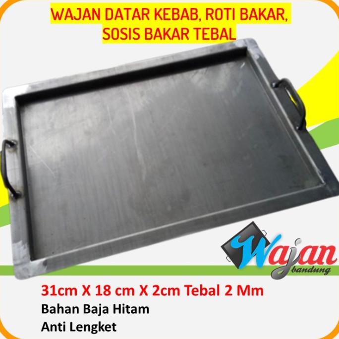 :=:=:=:=] Wajan Bandung Plat Datar pancake roti Martabak Telor sosis cumi Bakar