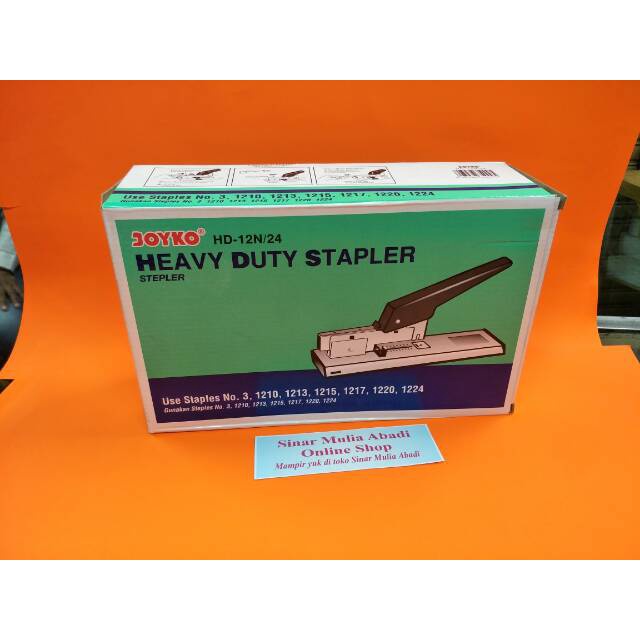 

Stapler Jilid Besar Joyko Hd-12N/24 Heavy Duty Staples