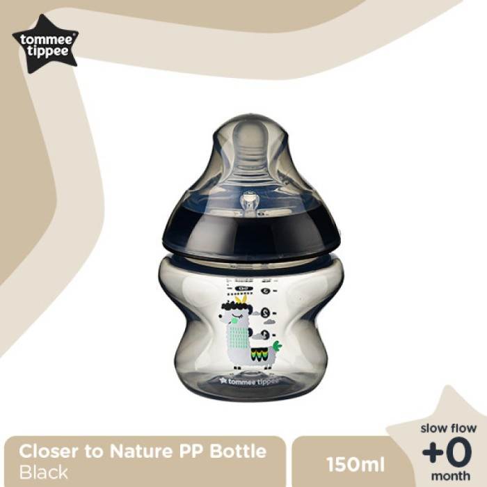 Tommee Tippee Tol Susu Bayi Pp Decor Ttle 150 Ml - Black