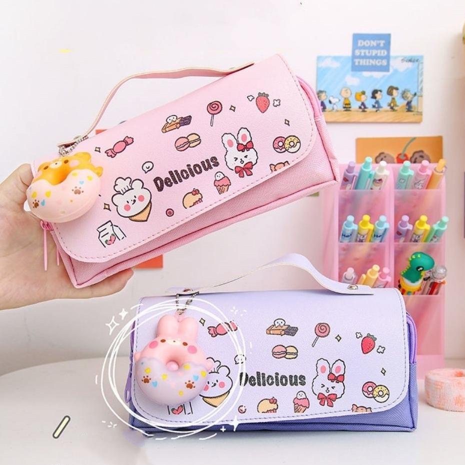 

Diskon Kartun Tas Pensil Dekompresi/Kapasitas Besar Siswa Sekolah Dasar Tas Pensil Multifungsi Dekompresi/Super Cute Girl Heart 3D Net Red Pencil Bag Rzkm96