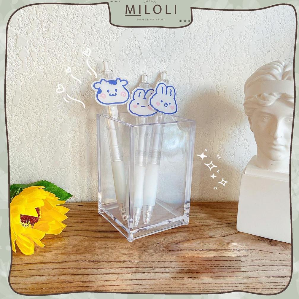 

Big Sale [Miloli] Tempat Pensil Acrylic Tabung Pensil Transparan Aesthetic Korean Pen Holder - F0077 Gvns65