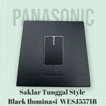 Saklar Engkel Style Black Iluminasi WESJ5571B-PANASONIC
