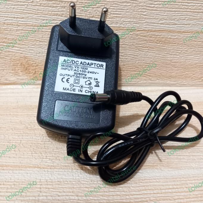 Adaptor Speaker Portable 15V/3A Original Adapter YX-1530