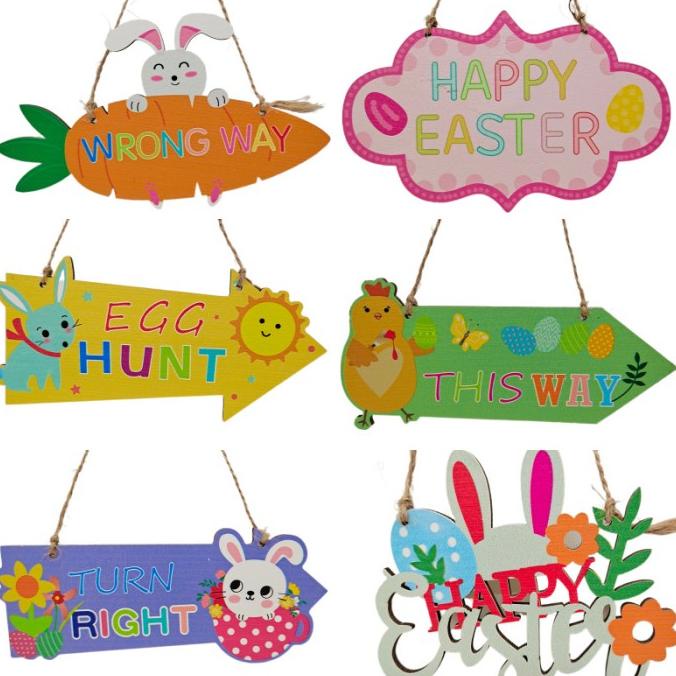 

Best Seller Gantungan Happy Easter Hiasan Even Paskah Dekor Kado Kelinci Rabbit Original