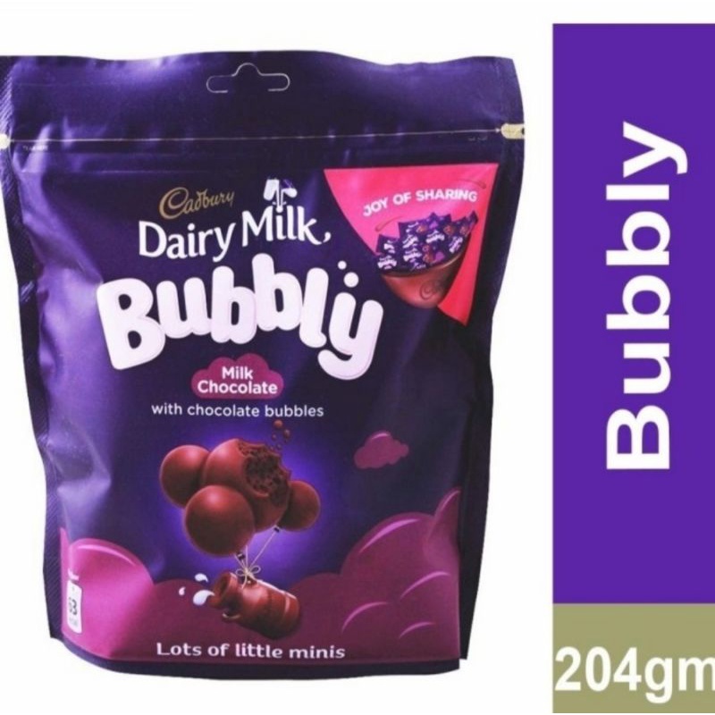 

Cadbury Dairy Milk Bubbly Milk Chocolate Cokelat Bubbly