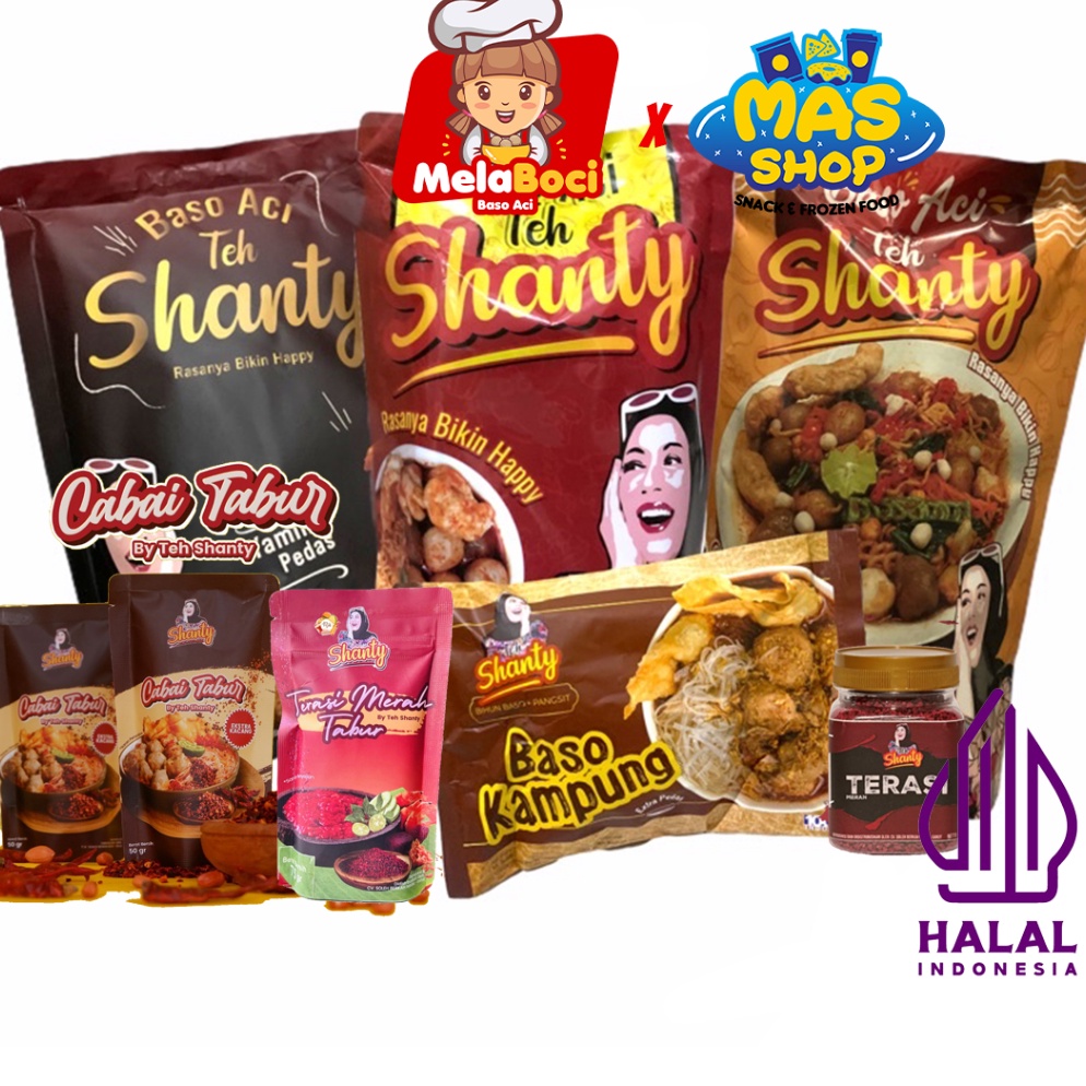

DPGB7744 Teh Shanty Baso Aci original boci yamin teh shanty Khas Garut Tulang Rangu Pedas all varian Baso kampung nyemek