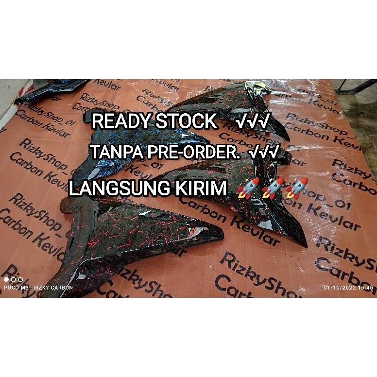 TERBAIK DASI VARIO 125 150 LED NEW CARBON KEVLAR