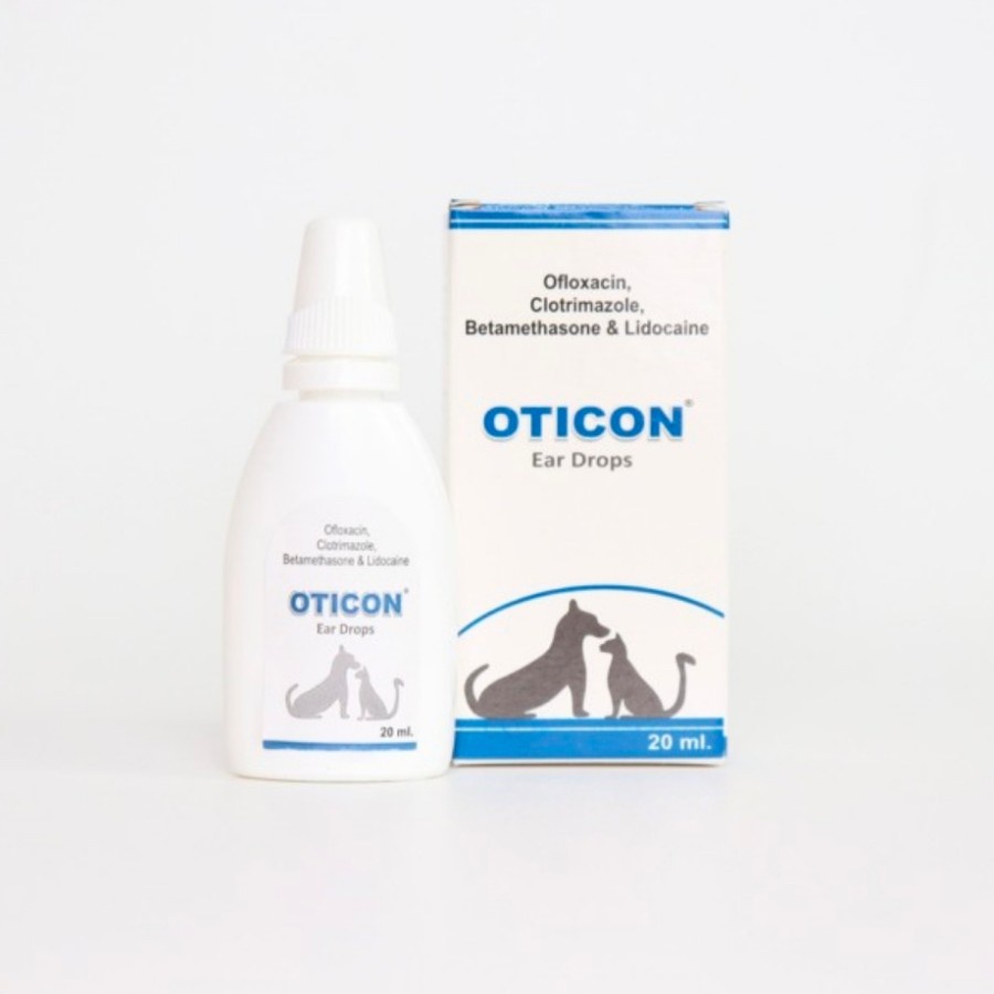 Oticon Ear Drops - Obat Tetes Pembersih Telinga Hewan Anjing Kucing