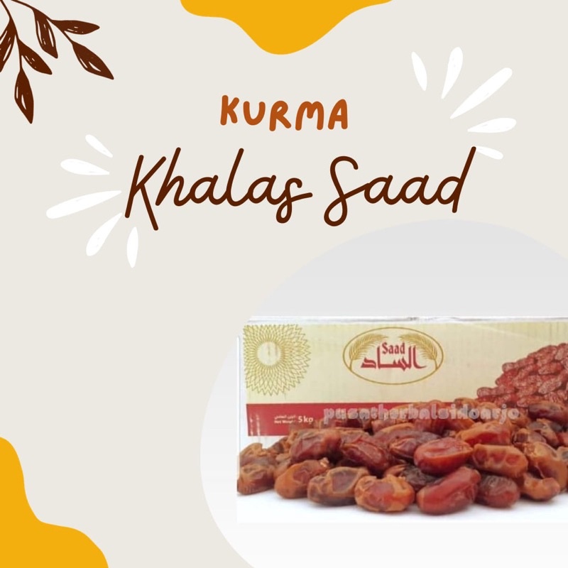 Kurma Khalas saad