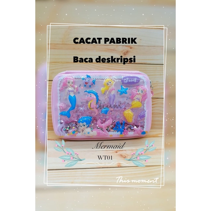 

Terlaris Cacat Pabrik Kotak Pensil Hardcase Mermaid Water Wt01 Model Smiggle