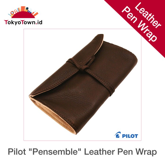 

Terlaris Pilot Pensemble Leather Pen Wrap # Roll Pen Case