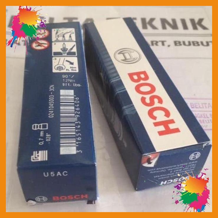 busi sepeda motor bosch u5ac untuk supra mio skywave dll [hrgs]