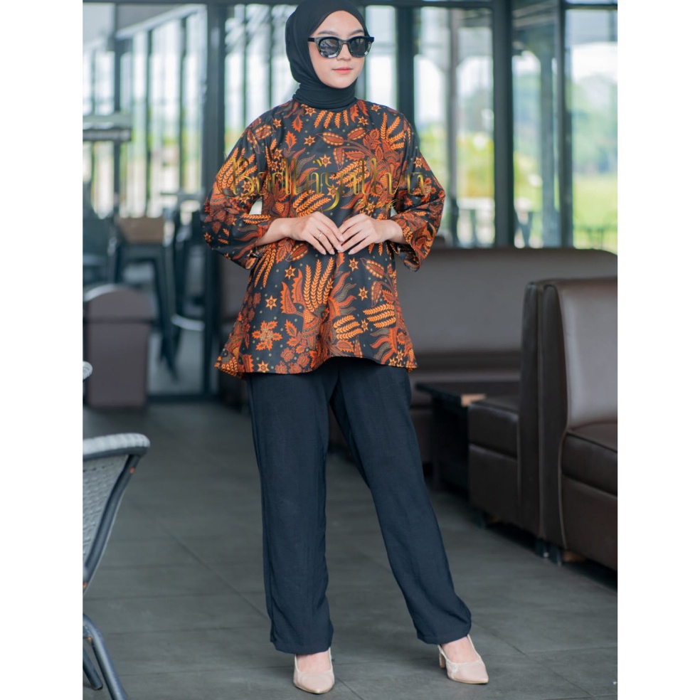 SVBY6888  Bodhisattva Batik Atasan Batik Wanita Ukuran M L XL