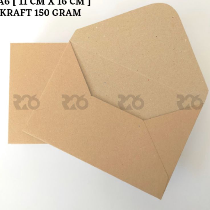 

Grosiran A6 amplop vintage kraft [50 pcs] amplop aesthetic | amplop coklat 16x11 cm