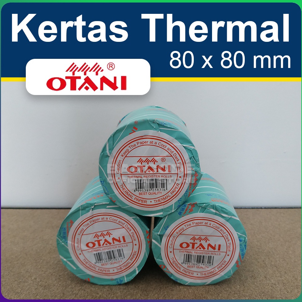 

Produk Terbatas KERTAS THERMAL 80 X 80 mm - 80x80 mm - 80x80mm - 80mm ROLL EPSON 82 - PARKIR ANTRIAN - OTANI HITAM