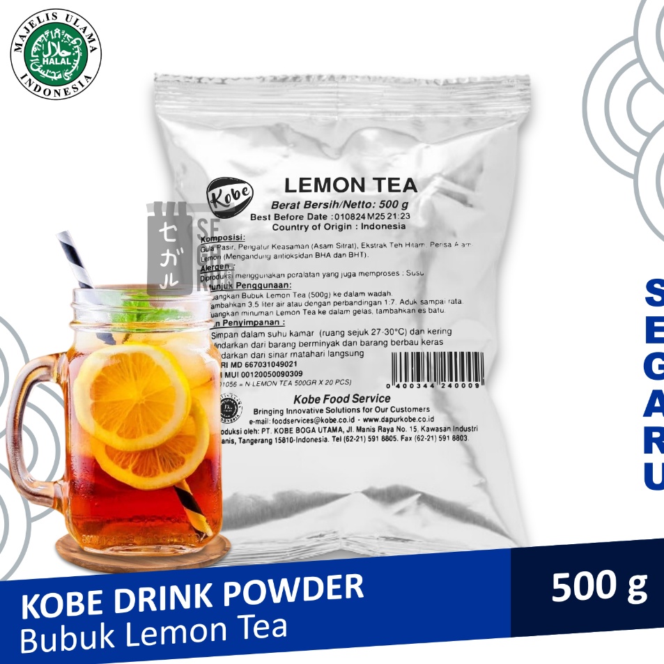 

SPXD0888 Lemon Tea Kobe | Teh Bubuk Lemon Tea Powder Drink Halal 500 gram