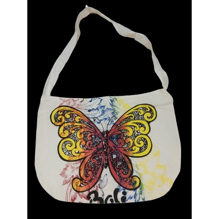 Tas Kain Bali | Tas Selempang Blacu | Tas Belanja | Tas Gaul | Tas Sekolah | Tote Bag Canvas | Tas P