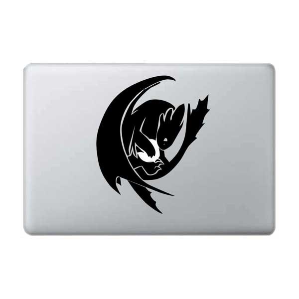 Terlaris Tokomonster Decal Sticker Toothless How To Train Your Dragon Macbook