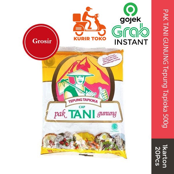 

Terlaris Pak Tani Gunung Tepung Tapioka Grosir 1 Karton 20Pcs