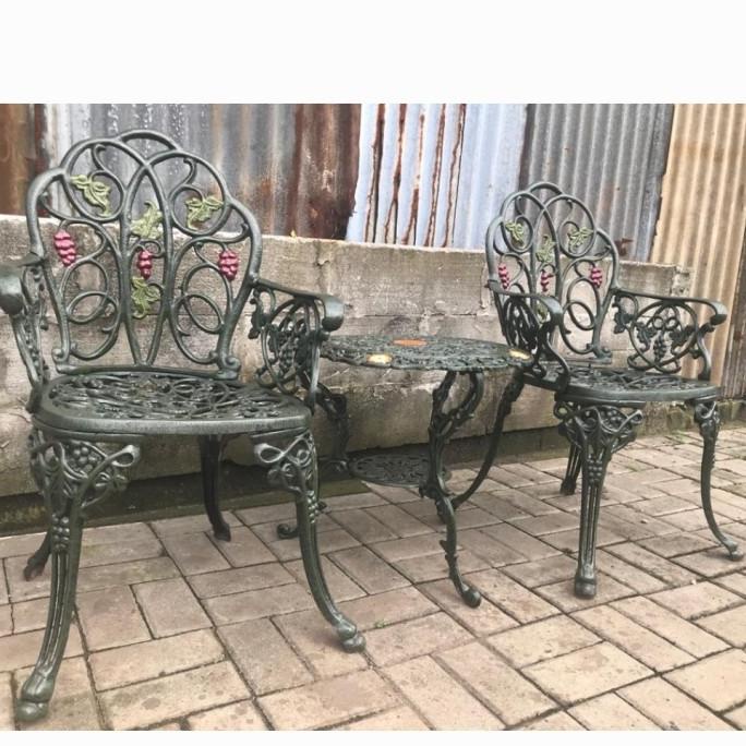 Kursi Besi Tempa Teras Anggur Chair Set (Promo Harga) Wendraraditya