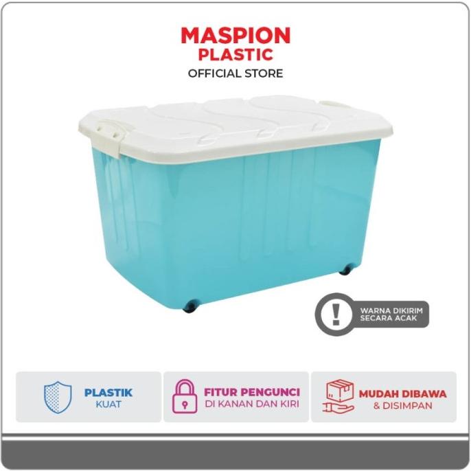 *****] Maspion Box Container Saga 35 Liter / Box Container Dengan Roda