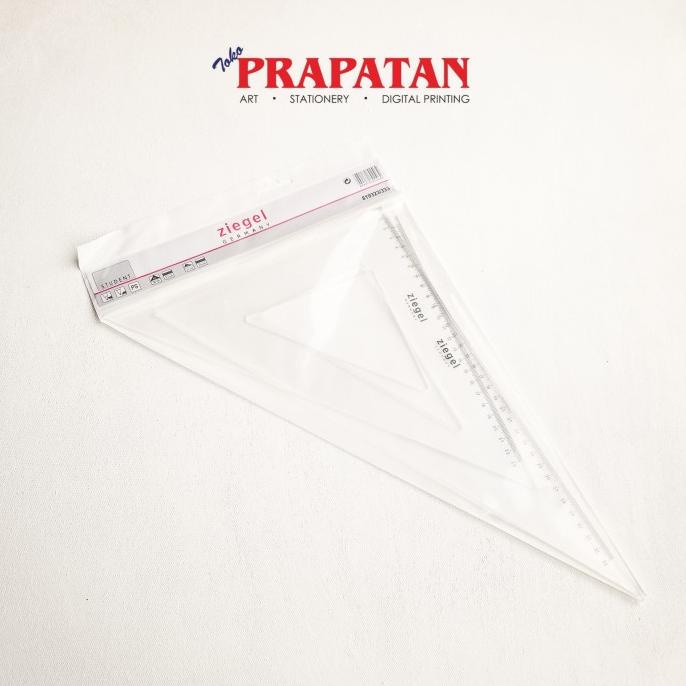 

Penggaris Segitiga Set Sepasang Ziegel 23/33Cm