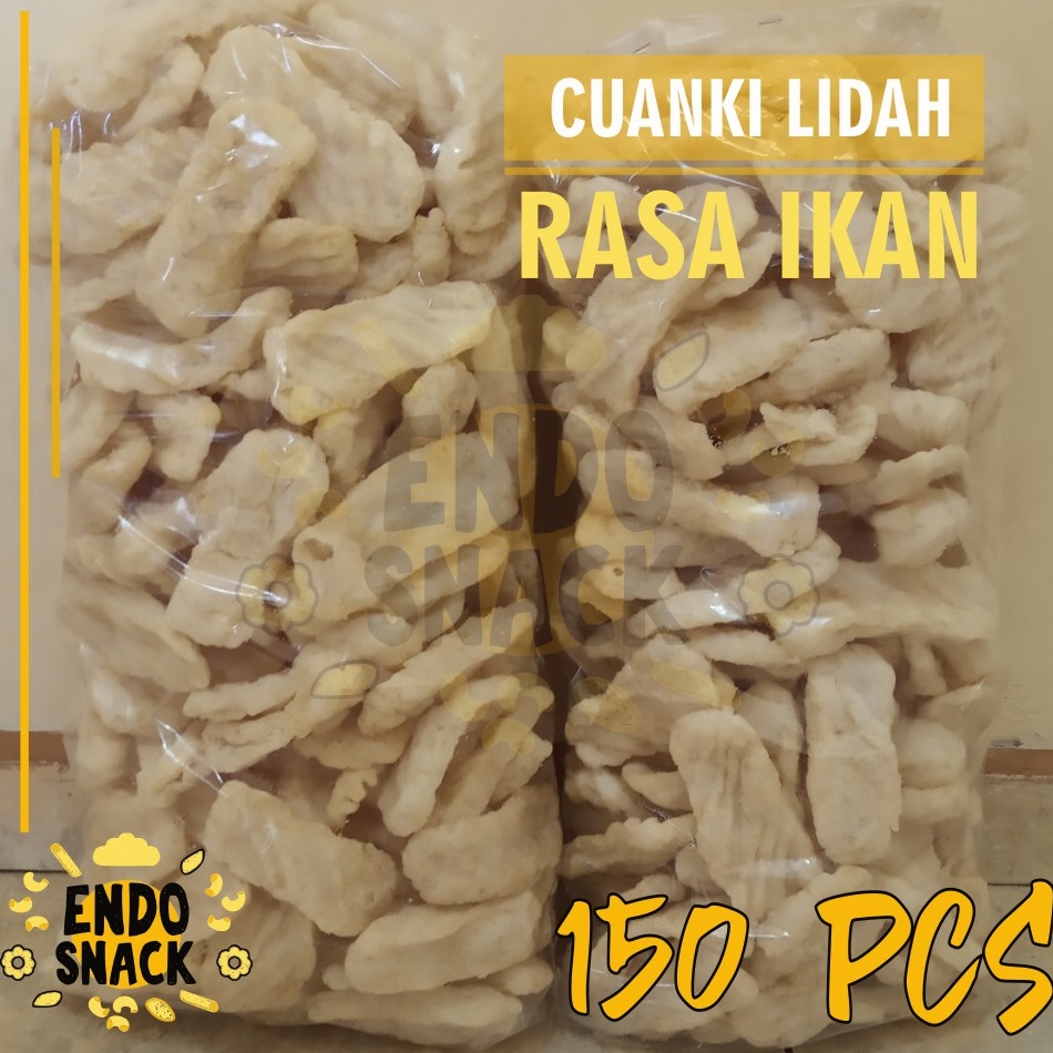 

SGQZ9405 150 Pcs CUANKI LIDAH 1 Bal Cuangki lidah Batagor Khas Garut Pelengkap Baso Aci, Seblak, Mie Instan