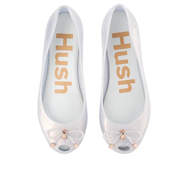 Hush Puppies Sepatu Flat Wanita Valerina Bow Silver