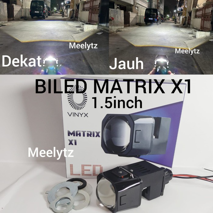 LAMPU LED PROJECTOR BILED MATRIX X1 1.5INC