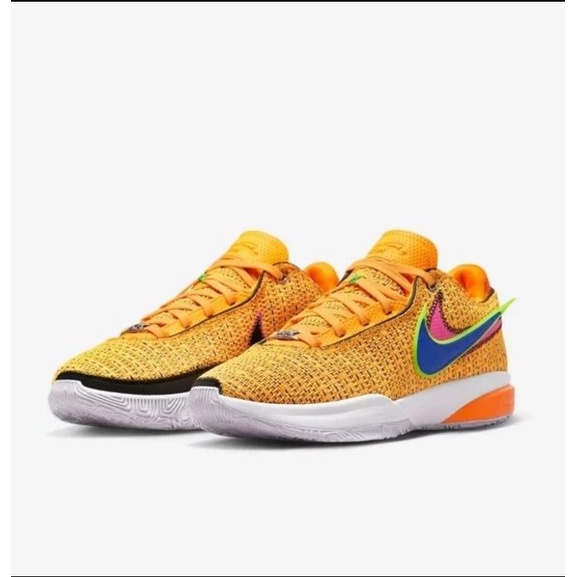 HARGA DISKON sepatu basket pria nike lebbron XX LSR orange 100% asli 801