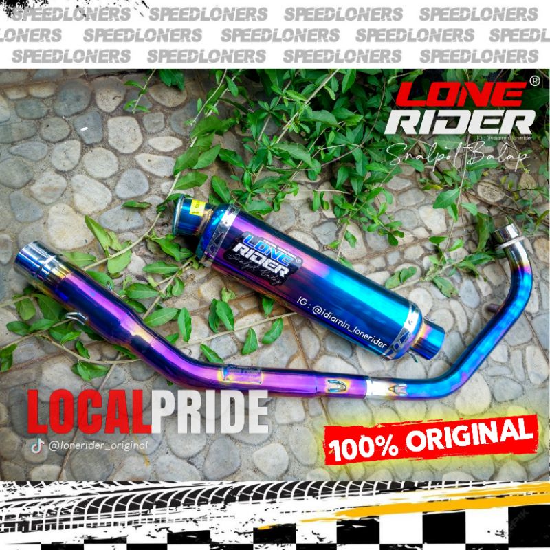 Knalpot Lone Rider CBR - LONE RIDER ORIGINAL - ME - Middle End Bluemoon - NCB / NEW CB150R - NEW CBR