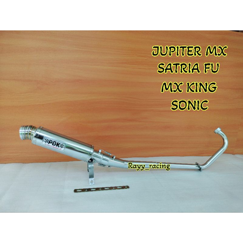 knalpot racing PDK untuk motor JUPITER MX KARBU OLD.JUPITER MX NEW/SATRIA FU KARBU OLD.SATRIA FU INJ