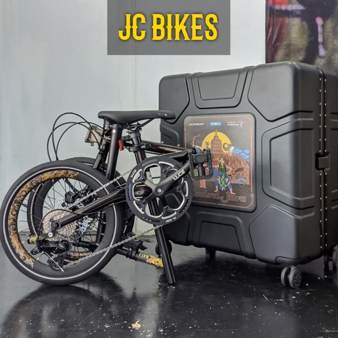 SEPEDA LIPAT ELEMENT TROY X10 DARK TITAN 10SP FULL CHROMOLY FREE KOPER RANINOFRIANI5