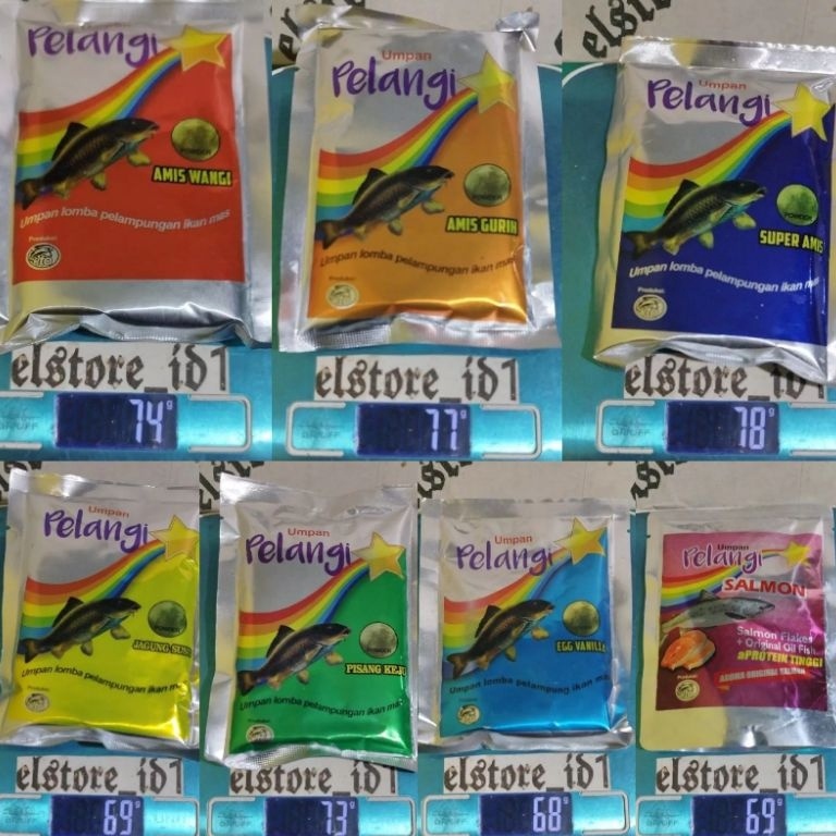 WER-74 Umpan Pancing Djempol Jempol PELANGI Super Amis Gurih Wangi Jagung Susu Pisang keju eggvanill