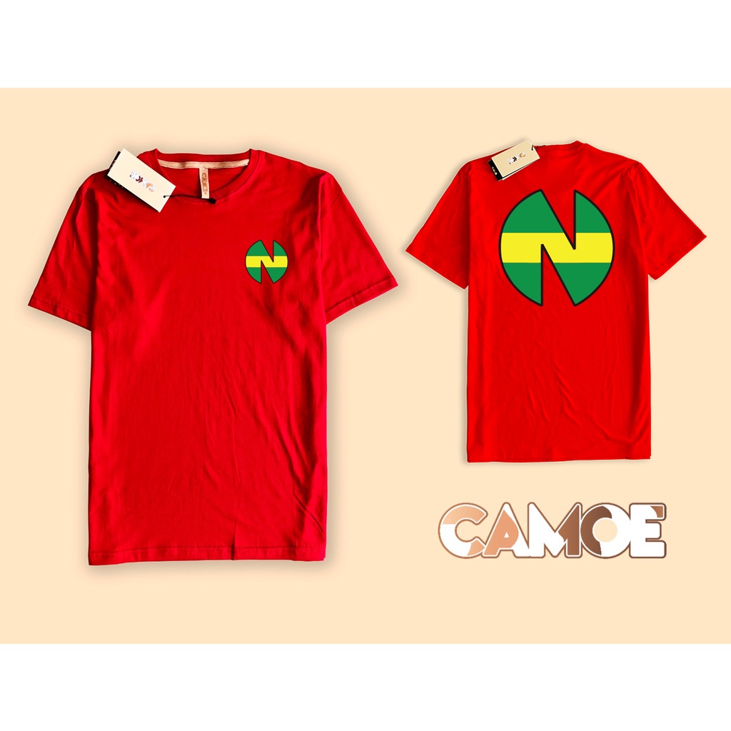 Kaos Tshirt Depan Belakang Anime Captain Tsubasa Nankatsu Logo